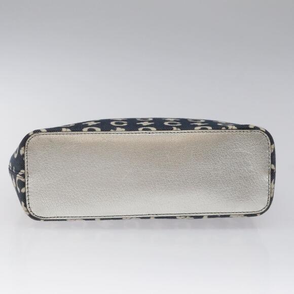 CELINE C Macadam Canvas Hand Bag Navy - Picture 9 of 12